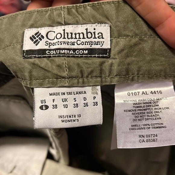 Nwt Columbia Olive Green Shorts - Picture 2 of 6